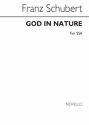Franz Schubert, Schubert God In Nature SSA Chorpartitur