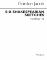 Six Shakespearian Sketches (Parts) Violin Viola Cello Chamber Group Buch