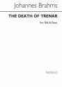 Johannes Brahms, Brahms Death Of Trenar SSA and Piano Chorpartitur