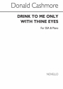 Drink To Me Only With Thine Eyes for female choir (SSA) and piano choral score