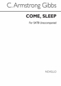 Cecil Armstrong Gibbs, Sleep Satb (Unaccompanied) SATB Chorpartitur