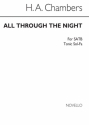 Chambers, All Through The Night SATB Tonic Sol-fa Chorpartitur