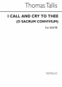 Thomas Tallis, O Sacrum Convivium (I Call And Cry To Thee) SATB Chorpartitur