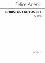 Felice Anerio, Christus Factus Est SATB Keyboard Chorpartitur