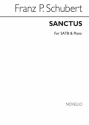 Franz Schubert, Sanctus & Benedictus SATB and Piano Chorpartitur