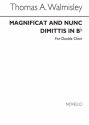 T. A. Walmsley, Magnificat And Nunc Dimittis In B Flat SATB and Organ Buch