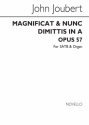 John Joubert, Magnificat And Nunc Dimitis In A Op.57 SATB and Organ Buch