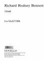 Richard Rodney Bennett, Time SATB Chorpartitur
