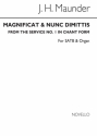 John Henry Maunder, Magnificat And Nunc Dimittis (Chant Form) SATB and Organ Chorpartitur