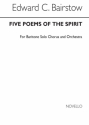 Edward Bairstow, Five Poems Of The Spirit Baritone and SATB Klavierauszug