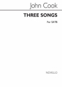 John Cook, Three Songs (SATB) SATB Buch