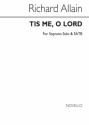 Tis Me O Lord Soprano SATB Chorpartitur