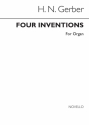 Heinrich Nicolaus Gerber, Four Inventions For Organ Orgel Buch