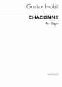Gustav Holst, Chaconne For Organ (Henry Ley) Orgel Buch