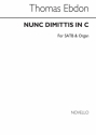 Thomas Ebdon, Nunc Dimittis In C Satb/Organ SATB and Organ Chorpartitur