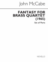 John McCabe, Fantasy For Brass Quartet Op.35 (Parts) Brass Instruments Buch
