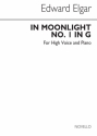 Edward Elgar, In Moonlight In G High Voice and Piano Buch