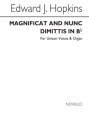 Edward J. Hopkins, Magnificat And Nunc Dimittis In B Flat Unison Voice and Organ Chorpartitur