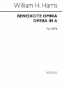 Sir William Henry Harris, Benedicite Omnia Opera SATB Chorpartitur