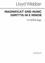 William Lloyd Webber, Magnificat and Nunc Dimittis In E Minor SATB and Organ Chorpartitur