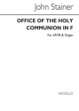 Sir John Stainer, Office Of The Holy Communion In F SATB and Organ Buch