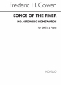 Frederic H. Cowen, Songs Of The River No.4 Rowing Homewards SATB and Piano Chorpartitur