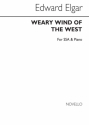 Edward Elgar, Weary wind of the west SSA Chorpartitur