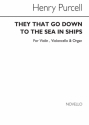 Henry Purcell, They That Go Down To The Sea In Ships Men's Voices Chorpartitur