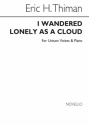 Eric Thiman, I Wandered Lonely As A Cloud (Unis) Vocal and Piano Chorpartitur