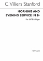 Charles Villiers Stanford, Benedictus From Communion Service In B Flat SATB and Organ Chorpartitur