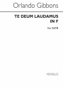 Te Deum Laudamus In F SATB Chorpartitur