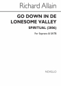 Go Down In De Lonesome Valley Soprano SATB Chorpartitur