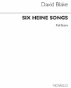 6 Heine Songs for baritone voice, oboe and string quartet  score and parts