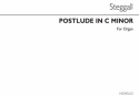 Charles Steggall, Postlude In C Minor Orgel Buch
