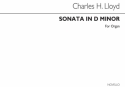 Charles Harford Lloyd, Sonata In D Minor For Organ Orgel Buch