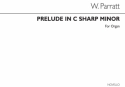 Walter Parratt, Prelude In C Sharp Minor For Organ Orgel Buch