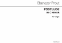 Ebenezer Prout, Postlude In C Minor Organ Orgel Buch