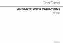 Otto Dienel, Andante With Variations Op36 Organ Orgel Buch