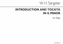 Walter H. Sangster, Introduction And Toccata In G Minor Orgel Buch