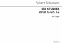 Robert Schumann, Six Studies Op56 Nos.5-6 (Arranged John E West) Orgel Buch