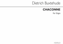 Dietrich Buxtehude, Chaconne Organ Orgel Buch