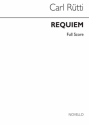 Requiem (2007) for soprano and baritone solo, mixed double choir, strings, harp,organ full score (la)