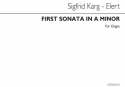 Sigfrid Karg-Elert, First Sonatina In A Minor Orgel Buch