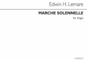 Edwin Lemare, Marche Solemnelle For Organ Orgel Buch