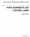 Richard Rodney Bennett, Five Sonnets For Louise Labe Soprano Chamber Group Buch
