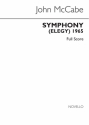 John McCabe, Symphony No.1 (Elegy) Orchestra Studienpartitur