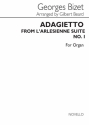 Georges Bizet, Bizet Adagietto From L'arlessiene Suite No 1 Organ Orgel Buch