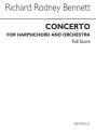 Richard Rodney Bennett, Concerto For Harpsichord Orchestra Buch