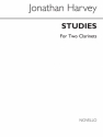 Jonathan Harvey, Studies Performance Score Clarinet Duet Partitur