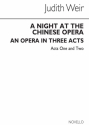Judith Weir, A Night At The Chinese Opera (Miniature Score) Opera Partitur